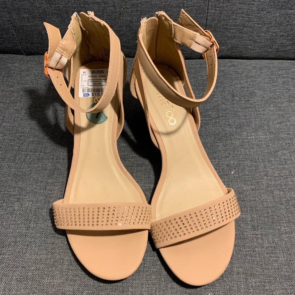 tan wedge heels